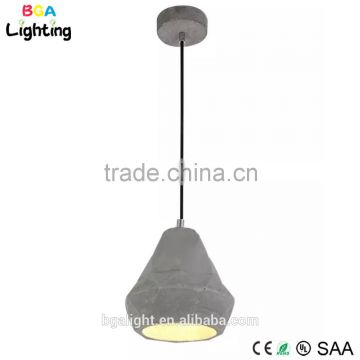 Cement vintage pendant lamp light hanging lighting