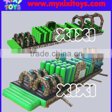 XIXI TOYS Popular Inflatable Military Army Assault Obstacle Courses