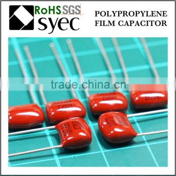 High Frequency Low DF 100000pF 63V Polypropylene Film Capacitor