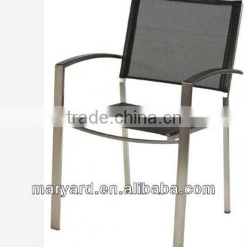 stainless steel garden dining chair