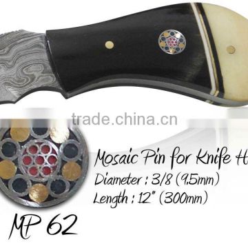 Mosaic Pins for Knife Handles MP 62 (3/8") 9.5mm