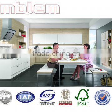 favorable melamine and lacquer door kitchen cabinet