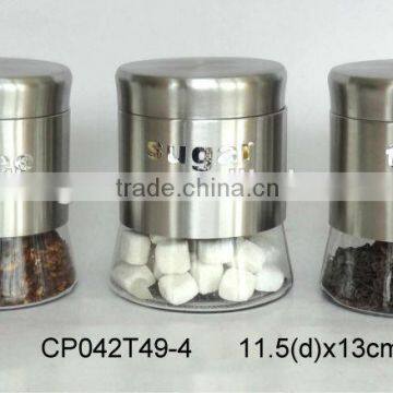 CP042T49-4 glass jar with metal casing