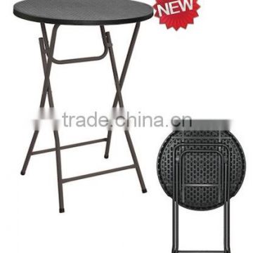 81cm latest rattan design bar table for ourdoor use from China manfacture