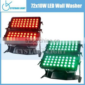 72X10W 2015 4in1 Waterproof LED Wall Washer Light