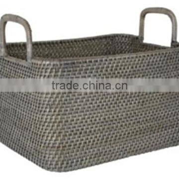 Eco friendly rattan laundry basket, rattan storage basket