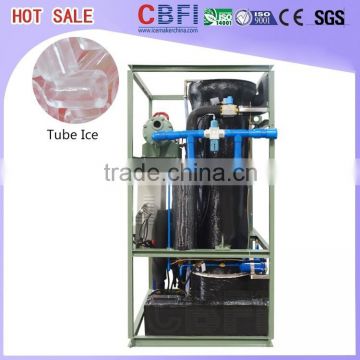 large capacity edible tube ice machine for restaurants