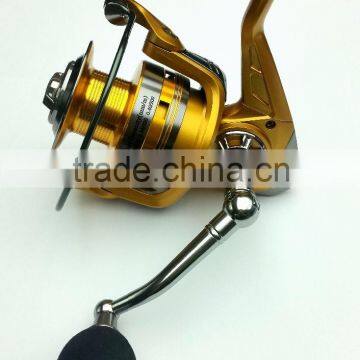 Gold fishing reel aluminium spool fishing tackle