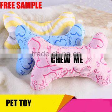 High quality free sample bone shape dog pet chew toy