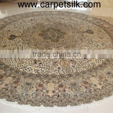 persian round carpet handmade silk round carpet dinning room handmade silk carpet
