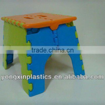 clear plastic foldable children folding stools
