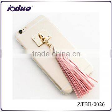 Korean edition simple design tassel or cloth flower phone case