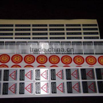 China manufacturer antique paper labels in roll adhesive label stickers