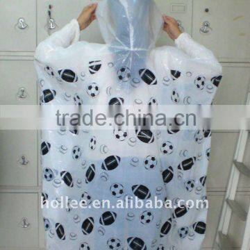 Advertising adult emergency poncho