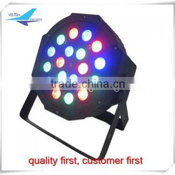 Baiyun district 18*3w rgb led flat par light