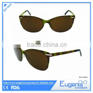 factory wholesale custom logo injected sunglasses