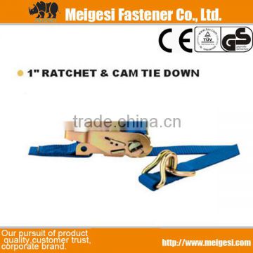 1" Ratchet Tie Down Cambuckle Tie Down ,Cargo Lashing,China manufacturer high quality good price cheaper factory supply