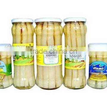 Supply 212ml/11cm canned white asparagus in jar 15-25s