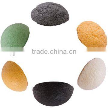 Japanese Konjac Cleaning Sponge Nuture Makeup Semi round Konjac Sponge