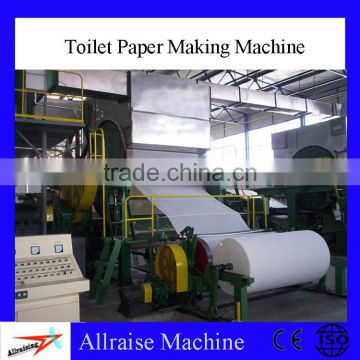China Full Automatic used Toilet Tissue Paper Making Machine Price