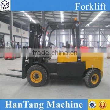 China Forklift 5Ton for sale with big radiator and 3-stage mast