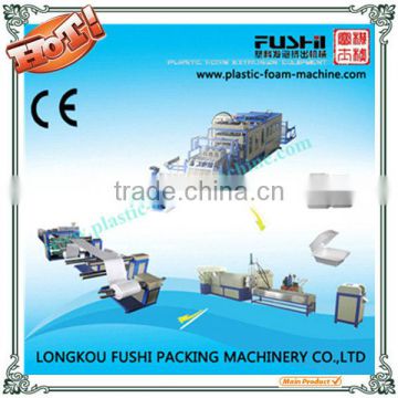 Instant food container vacuum forming production line