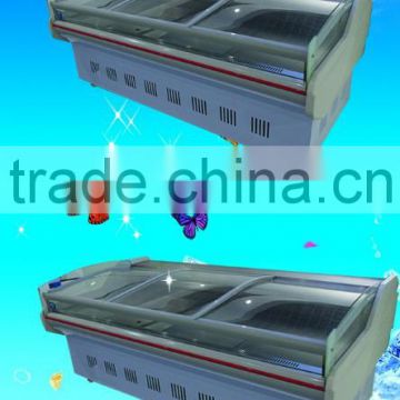 Little Vertical display-seriesFreezer showcase /island type freezer /Transparent refrigerator