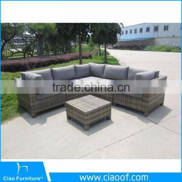 HK- 2013outdoor modern comfortable rattan sofa 6034