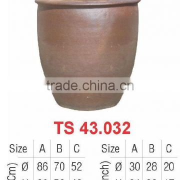 Rustic outdoor pot