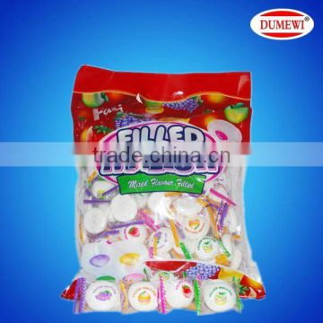 White Marshmallow Candy with Filling