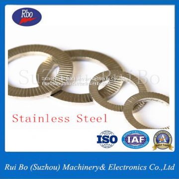 Stainless Steel 304/316 DIN25201 Double Stacked Lock Washer with ISO