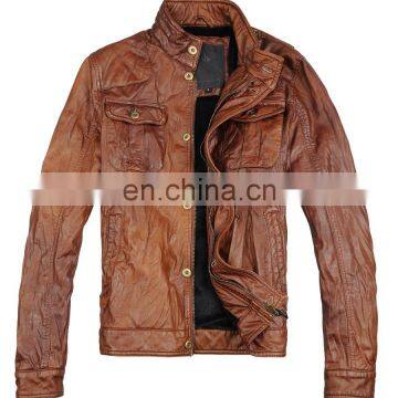 PU washed jacket