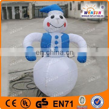 2013 Popular design christmas inflatable snow man candy cane