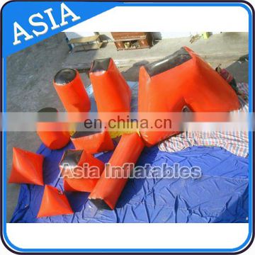 Durable PVC Inflatable Paintball Bunkers/ Airsoft Bunkers Combination