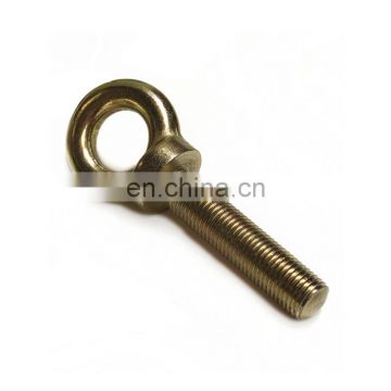 custom construction carbon steel fastener flat brass eye bolt and nut