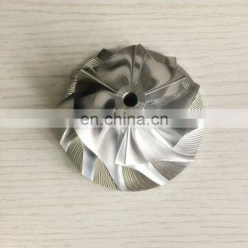 52.80/76.13mm 6+6 blades Turbocharger aluminum 2618/milling/billet compressor wheel for racing