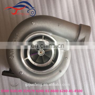 S500 Turbocharger 318149 319179 6240-81-8600 6240-81-8500 turbo For Komatsu Truck WA700 Front End Loader S4D105-5 S6D105 Engine