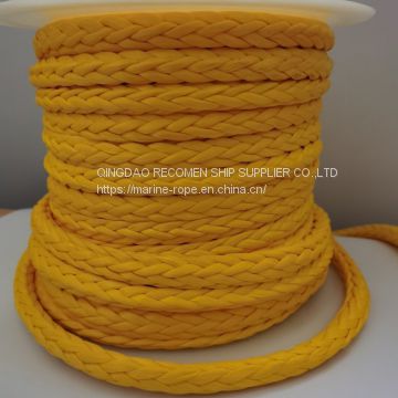 Recomen high strength resistance 3mm uhmwpe braided  4mm uhmwpe rope for fishing