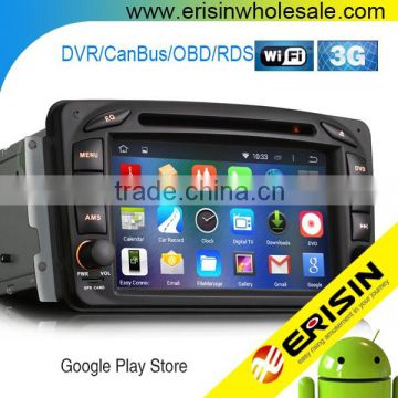 Erisin ES2507B 7" Auto Radio 2 Din Car DVD GPS Navigation for Mercedes W209