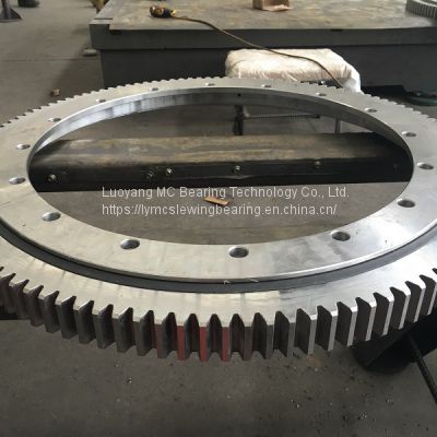 Single row steel MTE-730 slewing ball bearing ring china supplier