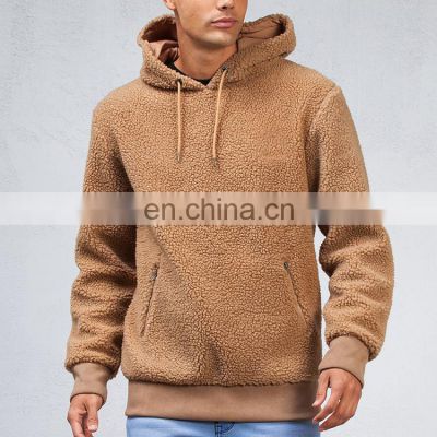 Chinese Clothing Manufacturers Mens Sherpa Fleece Hoodies