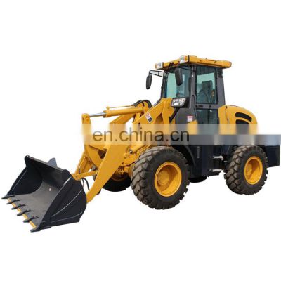 WEIFANG MAP ZL16  1.6 Ton mini bucket wheel loader hydraulic with different attachments
