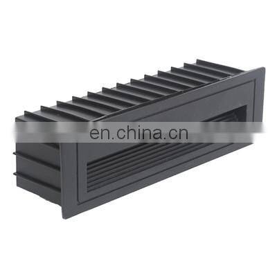 Black Housing Square Stair Wall Lamp IP65 6W Waterproof LED Outdoor Step Light Rectangular Stair Light