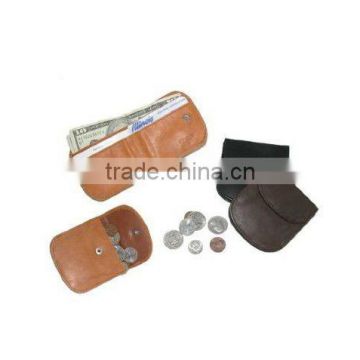 Leather Pocket Money Bag