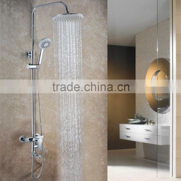 On Wall Mounted Solid Brass Chrome Plated Exposed Shower