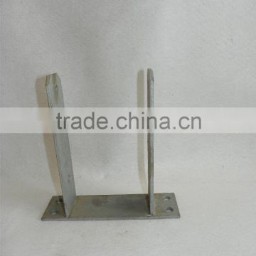 Metal U form Post Support ground pole Anchor