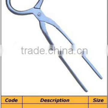 Hoof Testing Forceps SS, round Shape - Farrier Tools, Horse Riding Equipments