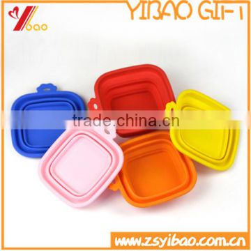 High quality pet Silicone Feeding Foldable/Dog Collasible Bowl