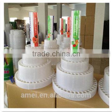 Popular plastic heavy gauge candy promotion display stand