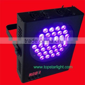 high power led spot light/ Led flat par light 36*3W/guangzhou can